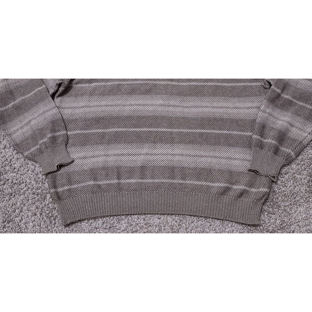 Ermenegildo Zegna Sweater Mens Medium (M) Knit Crewneck Striped Grandpa Italy - Picture 11 of 16